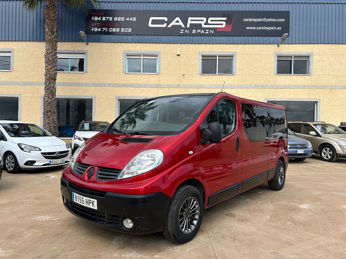RENAULT TRAFIC 9 SEATS 2.0 DCI SPANISH LHD IN SPAIN 137000 MILES SUPERB 2013